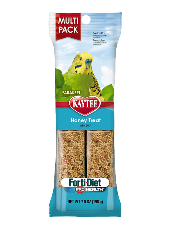 

Kaytee Forti Diet Pro Health Honey Treat Stick Dry Food for Parakeet Bird, 7oz