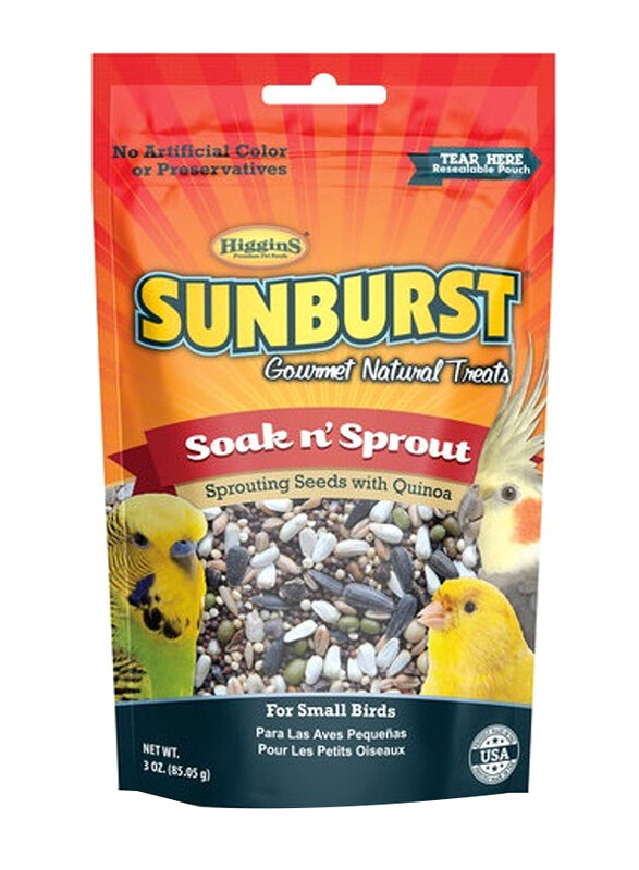 

Higgins Sunburst Treats Soak n Sprout Bird Dry Food, 3oz