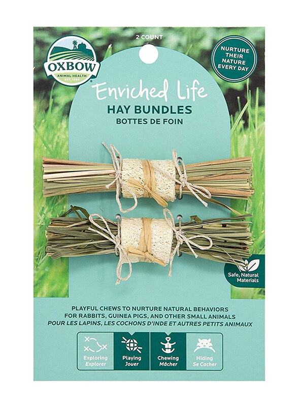 

Oxbow Elife Hay Bundles Small Animal Dry Food, 2 Piece
