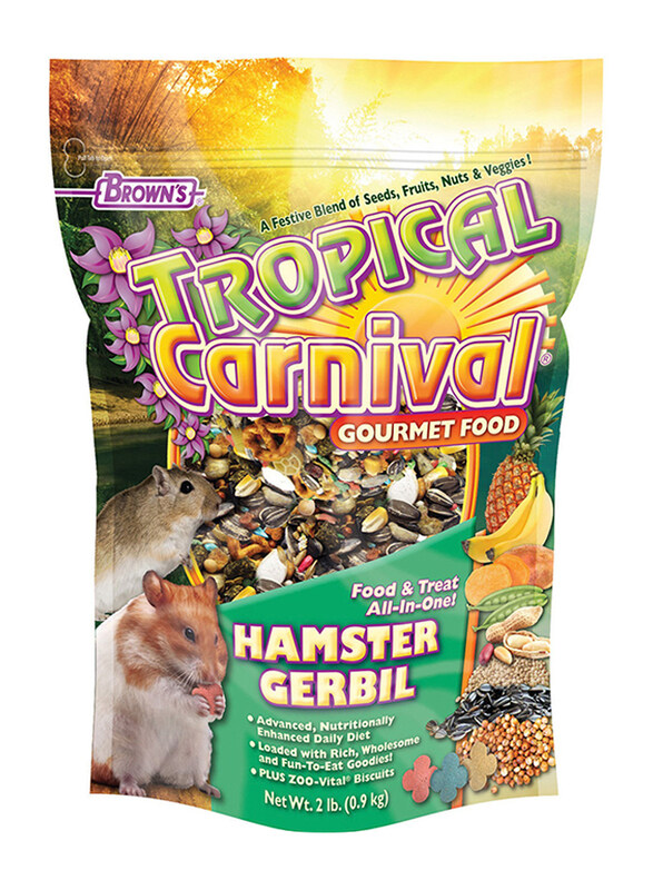 

Browns Tropical Carnival Gourmet Hamster & Gerbil Bird Dry Food, 0.9Kg