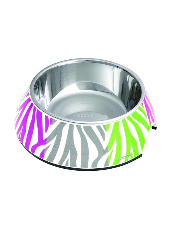 

FuzzYard Street Melamine Pet Cat Bowl, Small, Multicolour