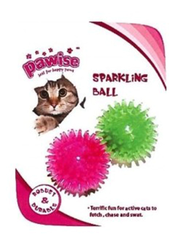 Pawise Sparking Ball, 4.5cm, Pink/Green