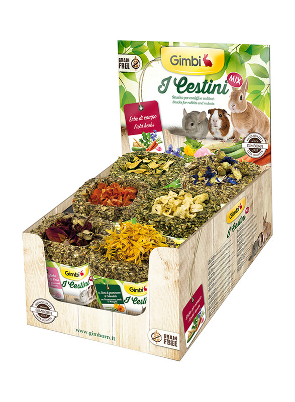 

Gimbi Assorted Display Basket Small Animal Dry Food, 75g
