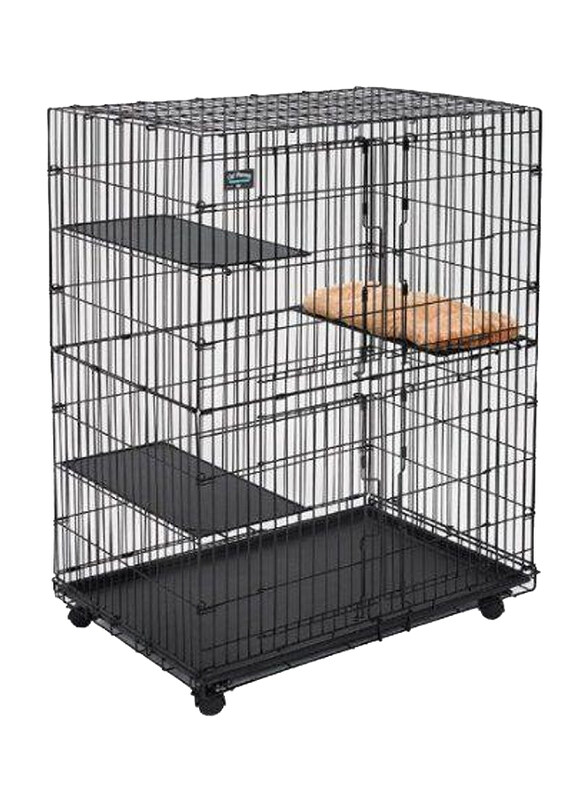 

Midwest Collapsible Playpen Cat Cage, Black