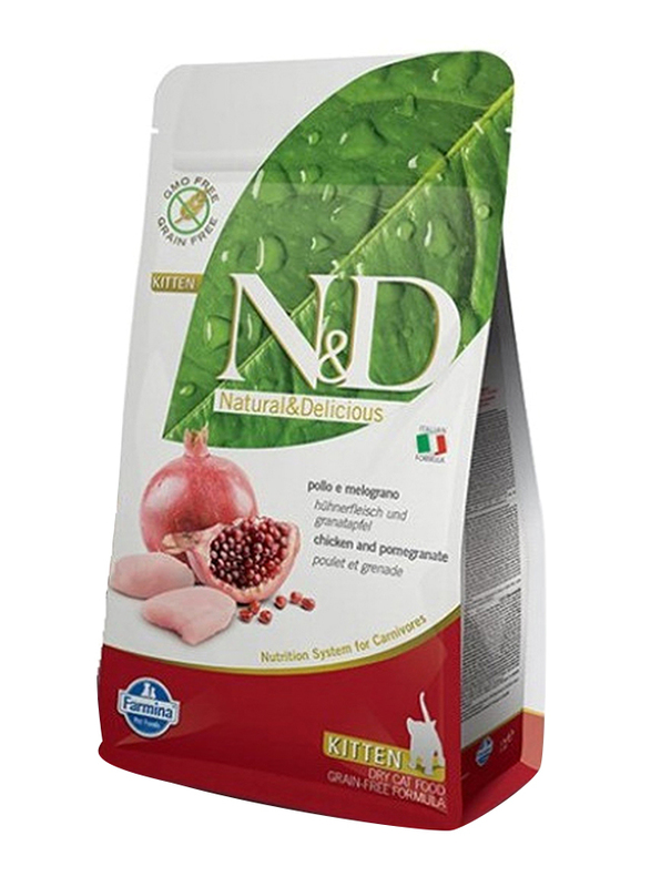 Farmina N&D Chicken and Pomegranate Flavour Dry Kitten Food, 10Kg