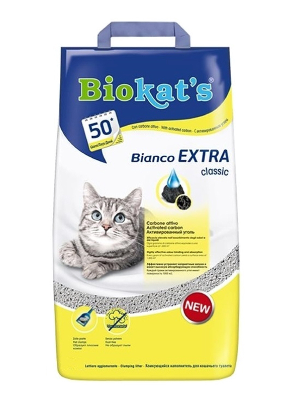 Gimborn Biokat'S Bianco Extra Classic Cat Litter, 10 Kg, Multicolor