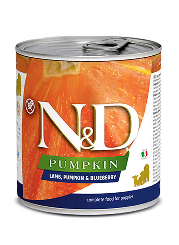 

Farmina N&D Lamb, Pump & Blueberry Puppy Dog Wet Food, 285g