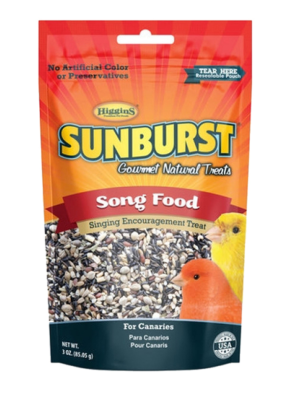 Higgins Sunburst Treats Song Bird Dry Food, 3oz