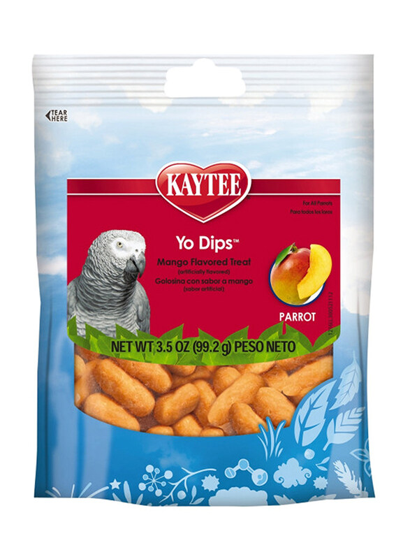 

Kaytee Fiesta Yo Dips Mango Flavoured Treats Dry Food for Parrot, 3.5oz