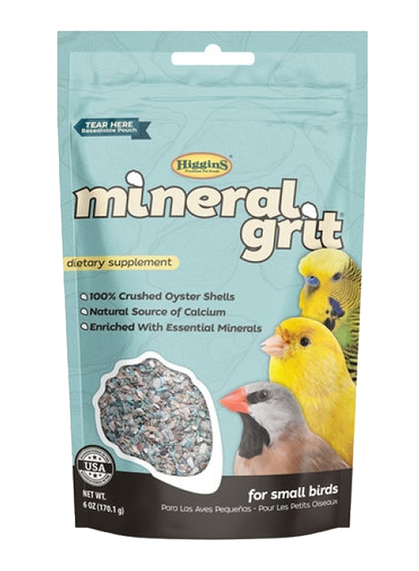 Higgins Sunburst Treats Mineral Grit Bird Dry Food, 6oz