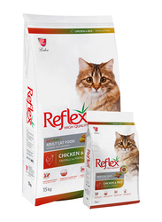 Reflex Food Gourmet Chicken & Rice Adult Cat Dry Food, 15Kg