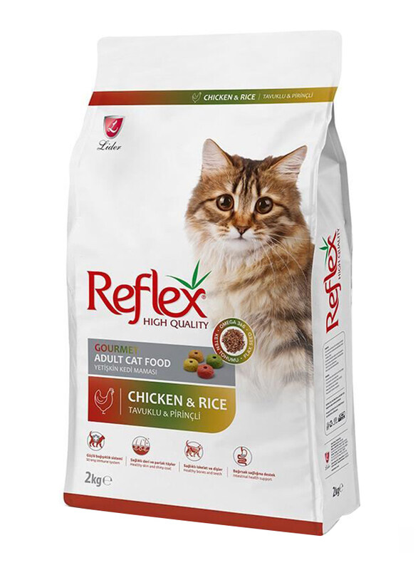 

Reflex Food Gourmet Chicken & Rice Adult Cat Dry Food, 2Kg