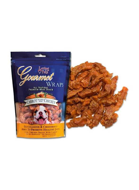 

Loving Pets Carrot & Chicken Wraps Treats Dry Dog Food, 8oz