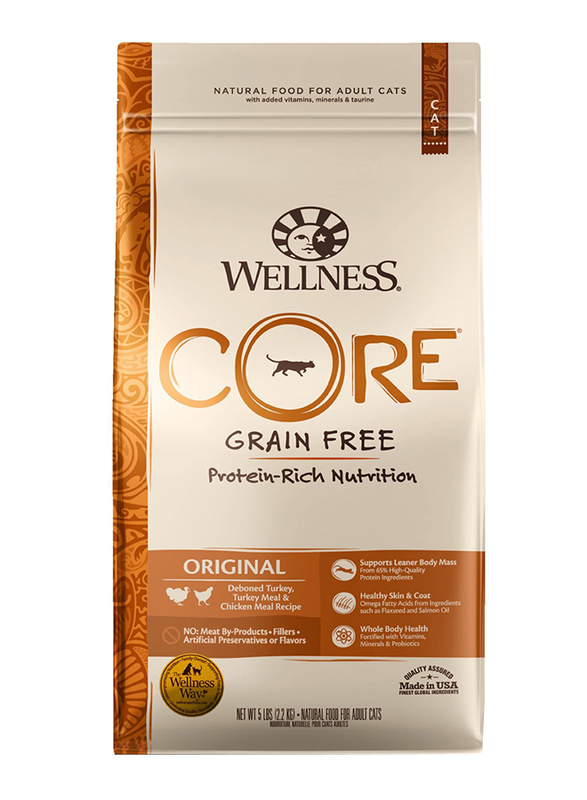 Wellness Core Adult All Breeds Ocean Turkey with Chicken Dry Cat Food, 1.75Kg