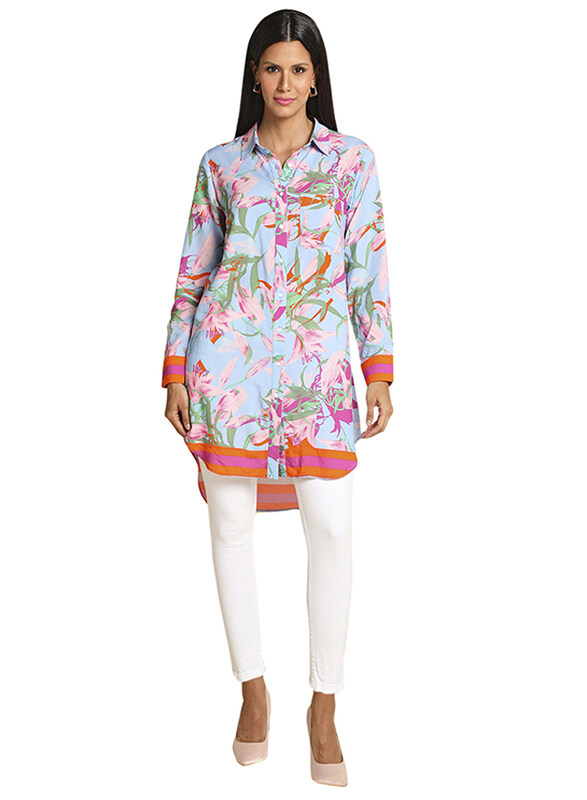 

Couture Labs Asteria Shirt Collar Formal Dress for Women, 42 EU, Turquoise