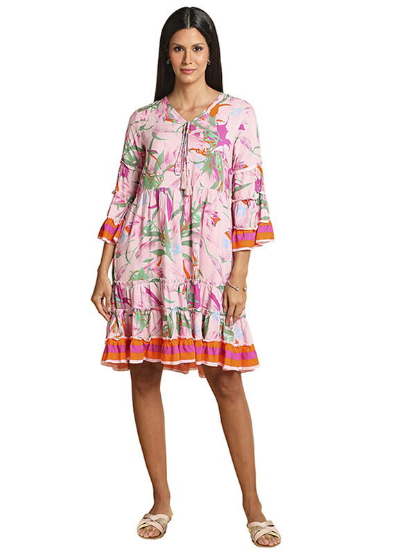 

Couture Labs Leilani Boho Dress for Women, 36 EU, Peach