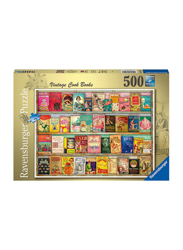 

Ravensburger 500-Piece Vintage Cook Books 2D Puzzle