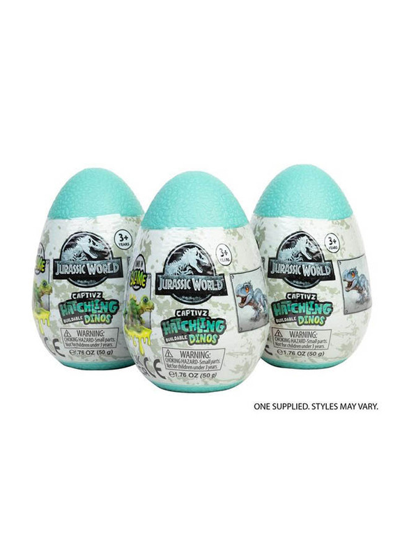 Jurassic World Captivz Hatchlings Edition Incubator, 14-Pieces, Multicolour, Ages 3+