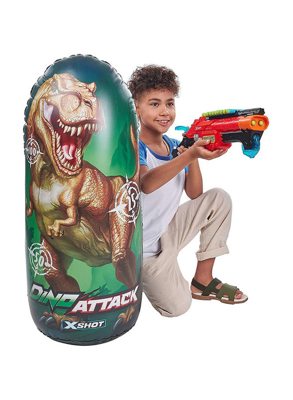 X-Shot Dino Attack-Inflatable Dino Target, Multicolour, Ages 3+