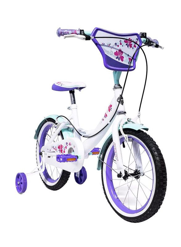 Huffy 16-Inch Creme Soda Bicycle for Girls, Ages 4+, Multicolour