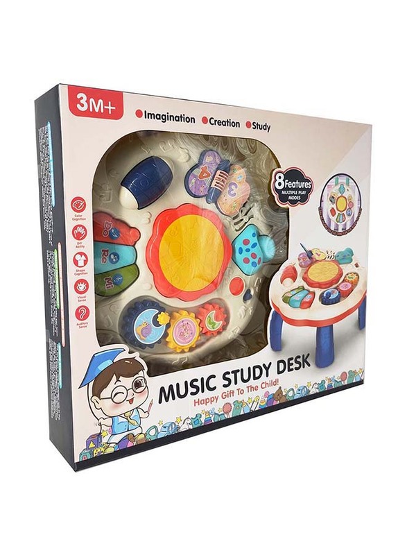 TTC Music Study Desk with Lights & Sounds Infant Toys, Ages 3+