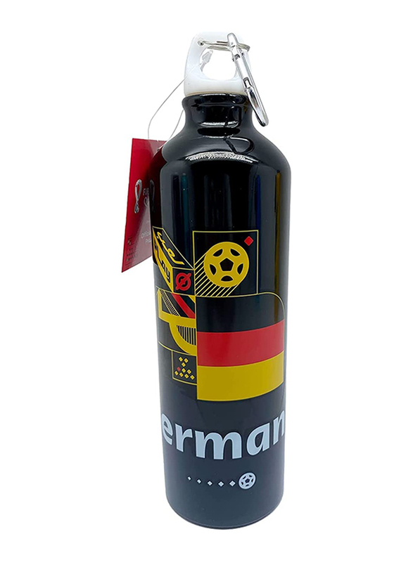 FIFA 22 - Country Germany Aluminium Water Bottle with Ring, 750ml, Multicolour