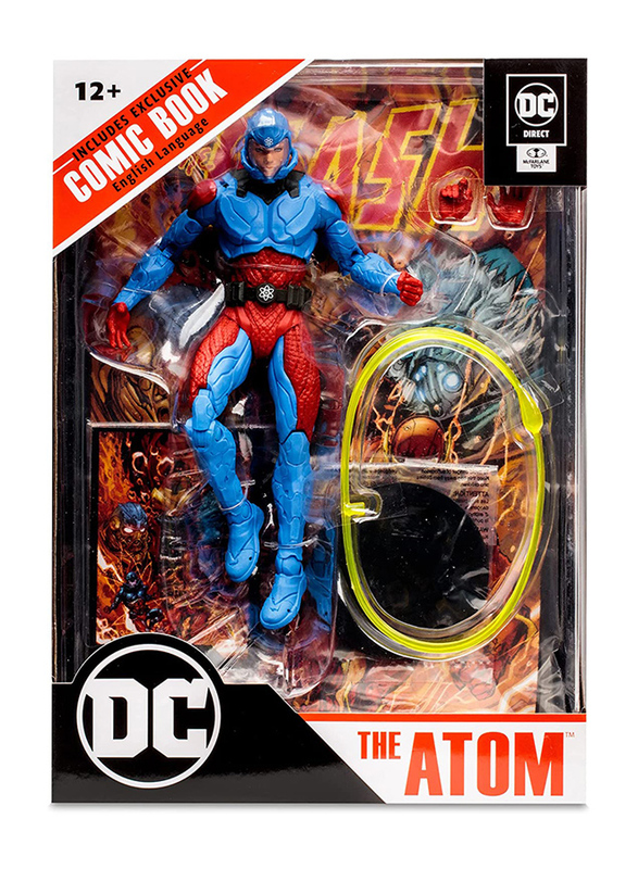 DC Direct 7in Figure with Comic The Flash Wv2 The Atom (Ryan Choi), Multicolour, Ages 12+ Months