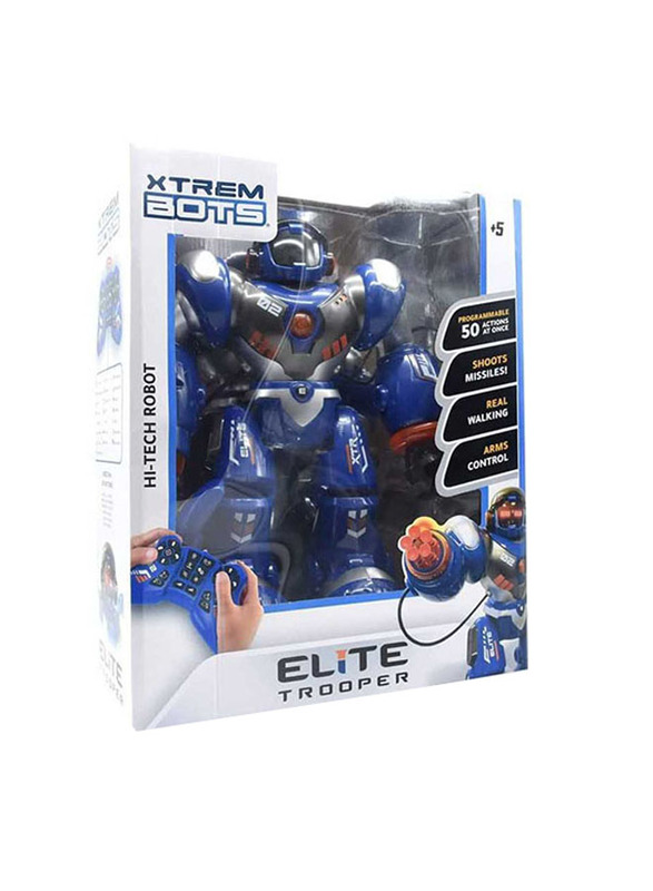 Xtreme Bots Elite Trooper Smart RC Robot, Ages 5+