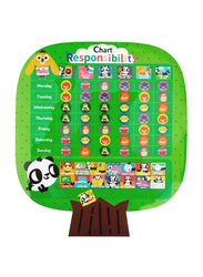 Tooky Land Magnetic Responsibility Chart for Kids, 73 Pieces, Ages 3+