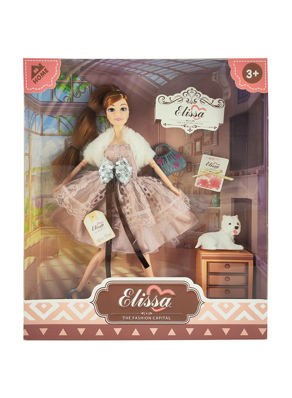 Elissa The Fashion Capital Home Deluxe Collection 11.5" Basic Doll Style II, For Ages, 3+ Years