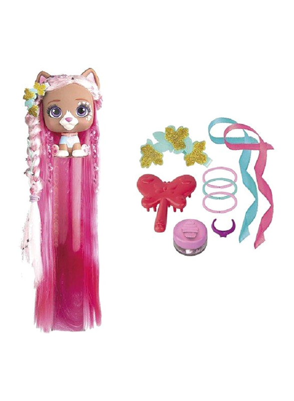 VIP Pets S2 Glitter Twist Doll With Extra Long Hair, Ages 3+