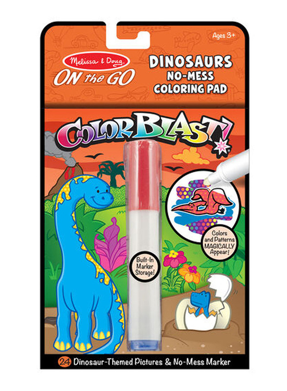 Melissa & Doug ColorBlast Dinosaur Coloring Pad, Ages 3+