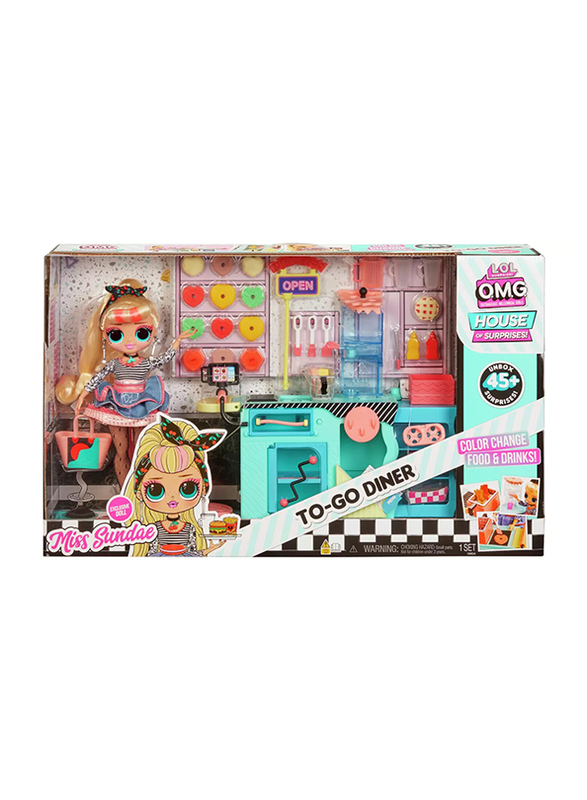 

LOL Surprise Omg I Am to Go Diner Playset, Ages 5+, Multicolour