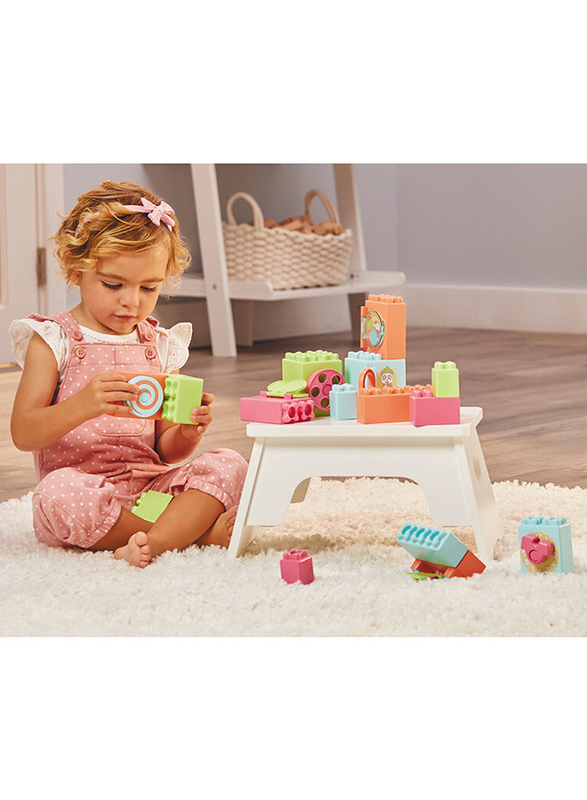 Little Tikes Pre-School Baby Builders Explore Together Blocks, Multicolour