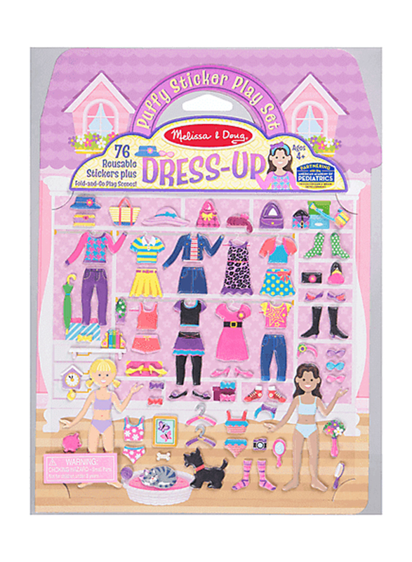 Melissa and doug dress best sale up stickers