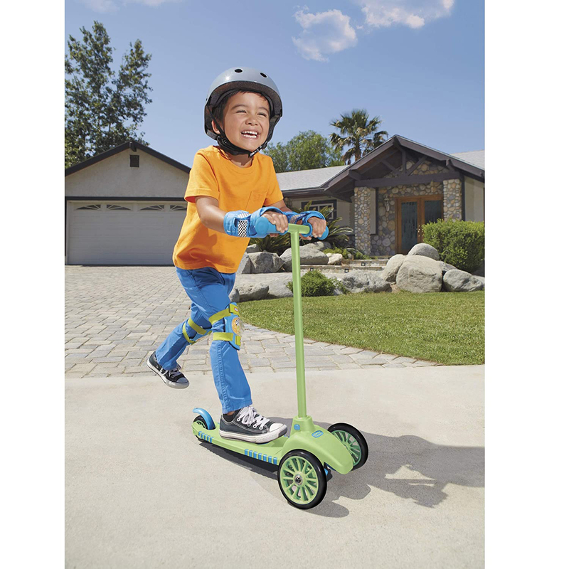 Little Tikes Lean to Turn Scooter - Green/Blue, Ages 3+