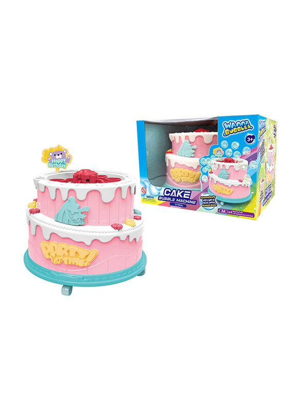 

Wanna Bubble Birthday Cake Bubble Machine, Outdoor Playgrounds, Ages 3+