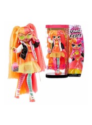 L.O.L. Surprise! 707 OMG Fierce Neonlicious 11.5" Doll with Surprises Including Outfits and Accessories, For Ages, 3+ Years