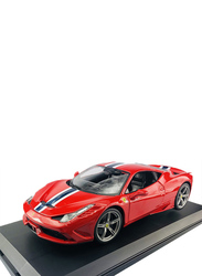 Bburago Ferrari Race & Play 458 Speciale Die-Cast Model Car, For Ages 3+