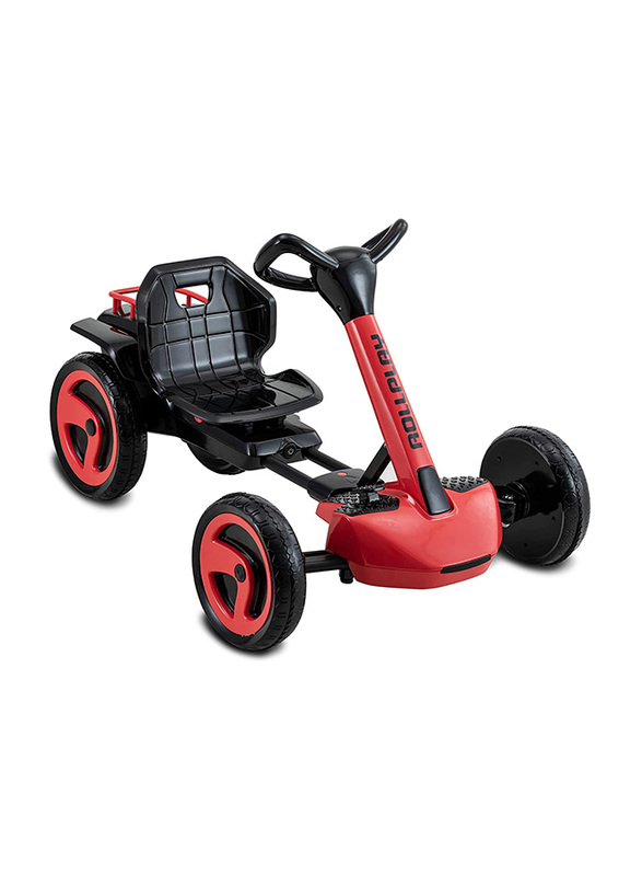Roll Play Flex Kart XL 12-Volt Battery Powered Ride-On Vehicle, Ages 5+, Red