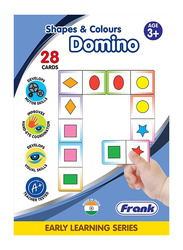 Frank Puzzle Shapes & Colours Domino, 28 Piece, Ages 3+