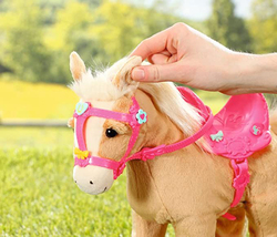 Baby Born My Cute Horse with Saddle, Bridle & Pins, Ages 3+