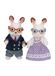 Sylvanian Family Chocolate Rabbit Grandparents, Ages 3+