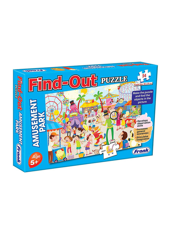 Frank Puzzle Amusement Park Find-Out Puzzles, 4-Piece, Ages 5+