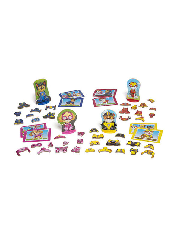 Melissa & Doug Paw Patrol Magnetic Pretend Play Set, 64 Pieces, Ages 3+, Multicolour