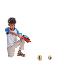 X-Shot Dino Attack Hunter Set with 2 Medium Eggs, 2 Small Eggs, 16 Darts, 21 Pieces, Ages 8+, Multicolour