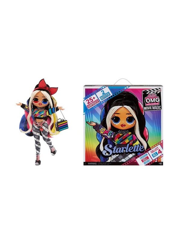 

LOL Surprise OMG Movie Magic Starlette Fashion Doll with 25 Surprises, Ages 3+, Multicolour