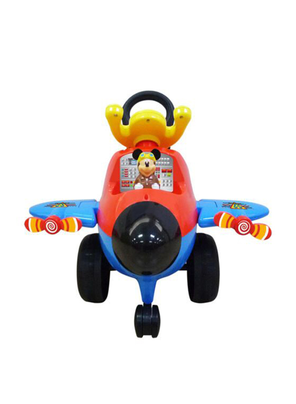 Kiddieland Mickey Mouse Plane Ride On, Ages 1+, Multicolour