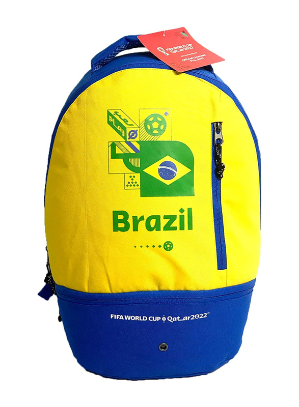 

FIFA 22 - Country Brazil Sports Backpack with Shoe Compartment, Multicolour