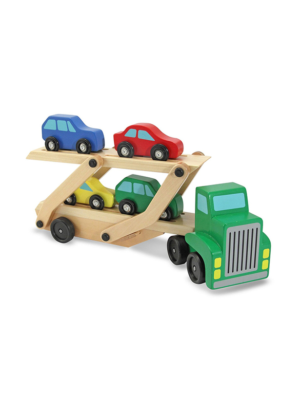 Melissa & Doug Car Carrier, 5-Piece, Ages 3+